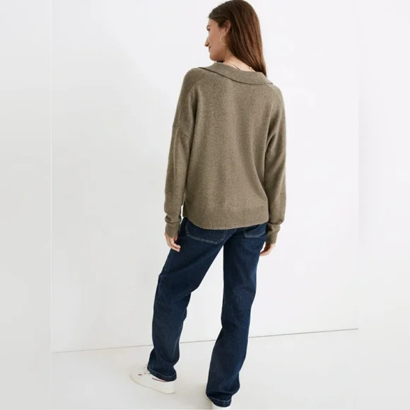Madewell Davie Polo Sweater - Picture 3 of 5